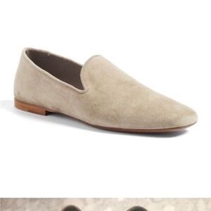 VINCE Milo Suede Smoking Loafer Slip-On Shoes